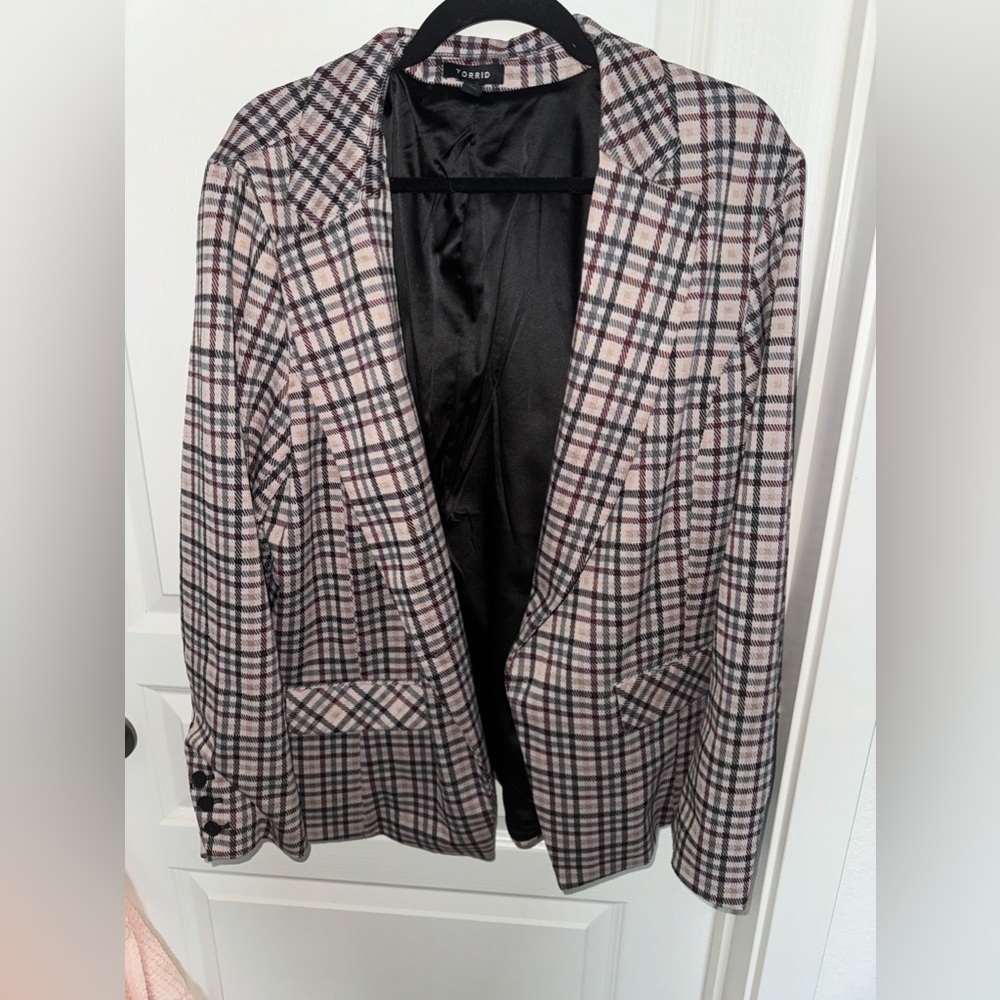 Plaid Blazer